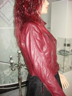 Lederjacke in Gr. 38 von H&M