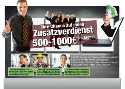 Freie Mitarbeiter und Führungskräfte gesucht.
