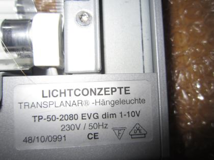 Artikelbild 	 verk. 2 OVP Büro Hängeleuchten Dimmbar mit Leuchtmittel