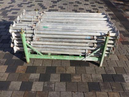 80 Stück Deckenstützen 2, 00-3, 30 m verzinkt m. Außengewinde