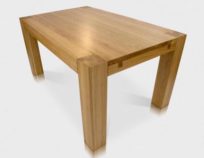 NIKO EICHENTISCH ESSTISCH LACKIERT TISCHBEINE MASSIVHOLZ HOLZ 140-180x90x78cm