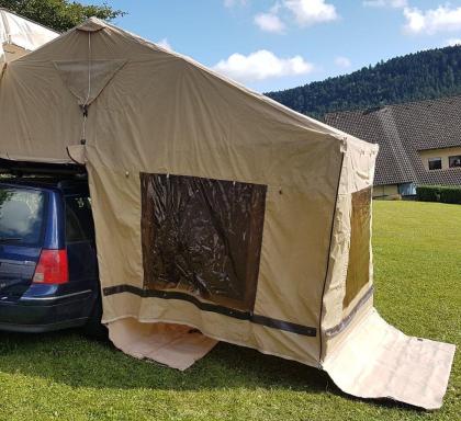 Autocamp Family 190 Dachzelt XXL Familienzelt mit Vorzelt Wie Neu