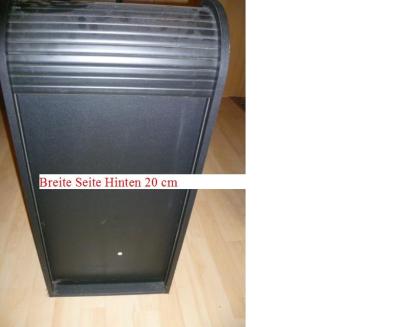 CD Rollschrank Schwarz wie neu für Ca.76 CDs Nr. 117