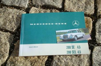 Betriebsanleitung Mercedes W116 450 SEL 6.9 1975