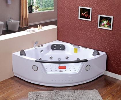 Badewanne Jacuzzi Massage Spa Eckwanne Radio Acryl 152x152x58