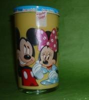Bautzner Kindersenf Sammelglas Micky+Minnie Maus NEU