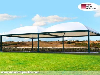 Pavillon 11x11 Überdachung Pagodenzelt Festzelt Pvc Terrassendach Pergola Terras