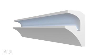 Polystyrol Stuckleiste Lichtprofile FL indirekte Beleuchtung Hartschaum FL1 extr