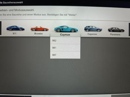 Piwis Porsche Diagnose OBD2 Codieren Tester
