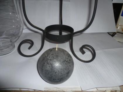 Windlicht mit Kerze Nr. 62