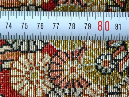Sammlerteppich Ghom Seide alt Top (T034)