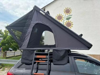 Dachzelt Autodachzelt Zelt Auto Alu Hardcase Schwarz/ Grau