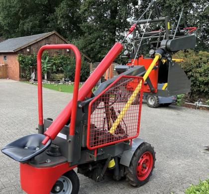 Eichus HD 12, 3941 Mistkanone Eicher, Radlader, Selbstfahrende Arbeitsmaschine
