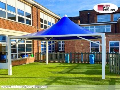 Pavillon 6x6 Überdachung Pagodenzelt Festzelt Pvc Terrassendach Pergola Terrasse