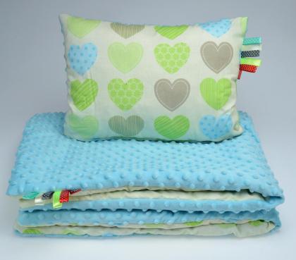 Babybettwäsche Bettgarnitur Bettbezug Babybett Minky 30x40cm Kissen 75x100 Decke