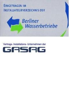 Berlin Gas-Wasser-Konzession mit Eintragung bei der Handwerkskammer . Berlin Ber