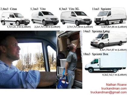 Europe TRUCKANDMAN Stuttgart removals man van transport moving Umzüge Umzug