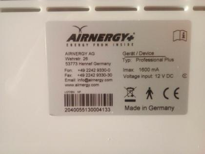Airnergy Proffesional Plus mit Zubehör