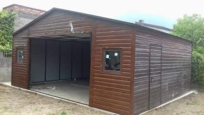 Blechgarage 5x5 m Garage Fertiggarage Carport Lagerhalle verzinkt mit Fenster