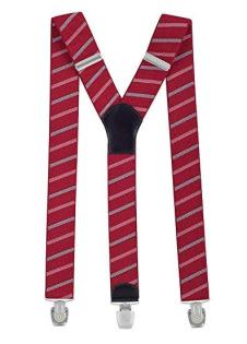 Herrenhosenträger Form Y 120cm lang 3, 5cm breit elastisch verstellbar Leder 3 M