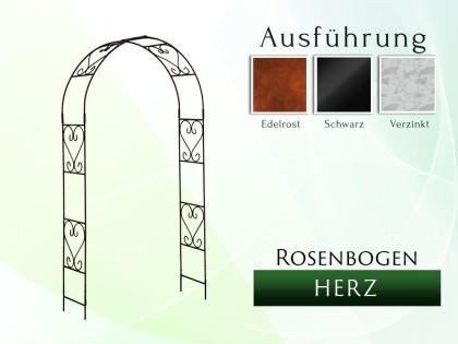 Rosenbogen HERZ Gartenbogen Kletterhilfe Rose Arches Rozenboog