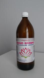 Alegra Nano- Kolloidalsilber Ionisch Silber Elektro-Kolloid 1, 0L 10ppm (+/ - 1p