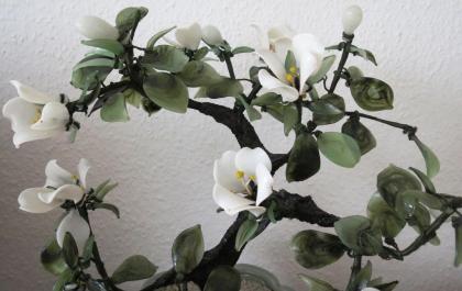 Kunst: Handarbeit Edle dekorative Pflanze aus Glas incl. Topf € 60, 00