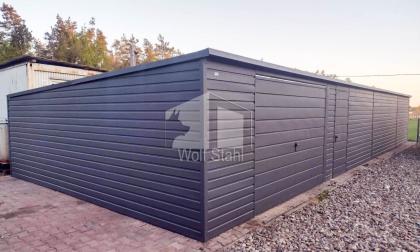 Blechgarage 15x6m Fertiggarage Stahlgarage Gartenschuppen ID202