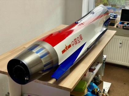 CARF Chengdu J10 mit Frankturbine FT180 blau China Airforce