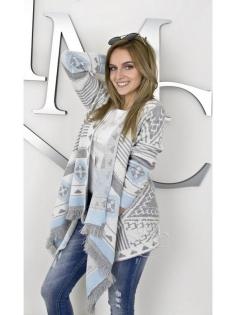 Poncho Pulli Wasserfall Asymmetrisch Strickjacke Cardigan Mantel Stickjacke PERU