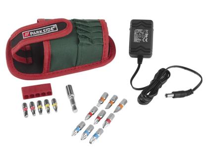 Akku-Wechselbitschrauber Rapidfire 2.0 Gürteltasche 14 Bits Zubehör Parkside