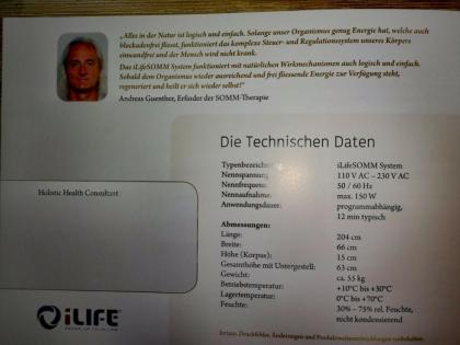 ILife SOMM Magnetfeld System mit Klang und Vibration