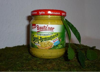 Bautzner Senf Brotaufstrich Eier, Gartenkräuter, Gemüse