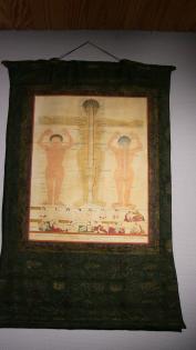 Wandbild Ikone chinesische Akupunkturkunst