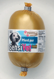 SensiVet Gold Pferd pur aus 100% Muskelfleisch - Alleinfuttermittel für Hunde