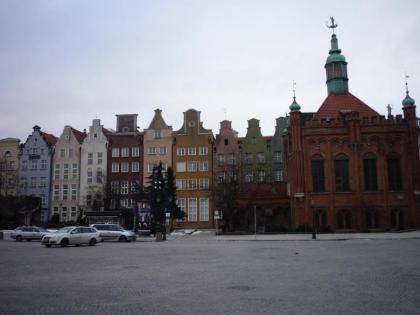 Tenement in Polen - Gdansk, in der Mitte