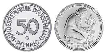 50 Pf. Münze 