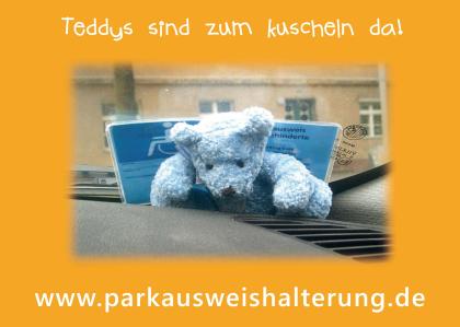 Halterung Schutzhülle für einen Parkausweis