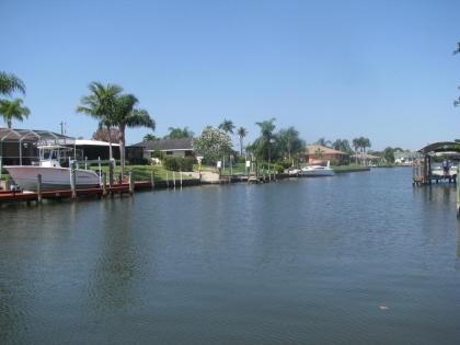 Florida, Cape Coral, Villa mit Schwimmbad and Kanal mit Zugang zum Meer - Suedla