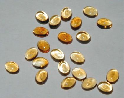 Citrin-Cabochons aus Afghanistan