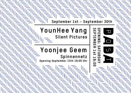 DADA POST präsentiert:  YounHee Yang Silent Pictures  Eröffnung am 01. September