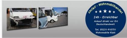 Ankauf - Unfall Wohnmobile