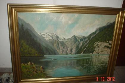 Ölgemälde vom Königsee 1920