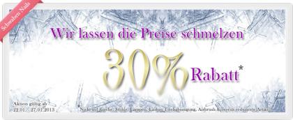 30 % Rabatt auf Nageldesign und Fußpflege Produkte