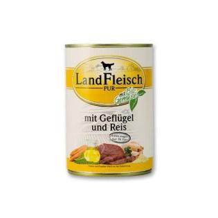 LandFleisch Hundefutter 400 g Dose