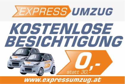 Express Umzug mit GRATIS Besichtigung um nur 25