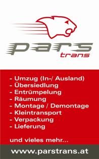 Pars Trans mit  Umzug - Übersiedlung um nur 25,-