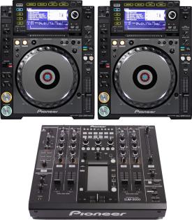 2x PIONEER CDJ2021 & 1x DJM2021 MIXER DJ PACKAGE + PIONEER HDJ2021 HEADPHONE.