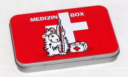 Medizinbox mit Meerschweinchen