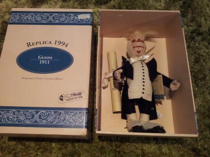 STEIFF PUPPE GUSTO REPLICA 1994 LIMITIERT